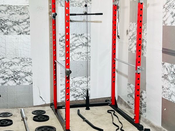 BODYMAX POWER RACK LARGE BENCH WEIGHTS BAR DUMBLS for sale in Tipperary ...