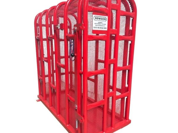 HGV Tyre Inflation Cage H1220 X L1120 X W540 - Main image