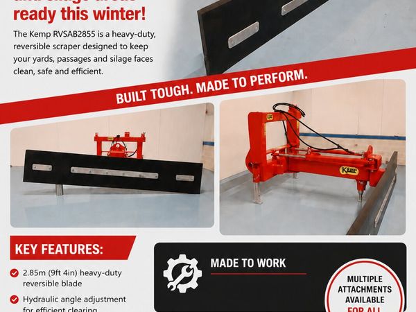 Kemp Silage Pusher/ Yard Scraper - Main image