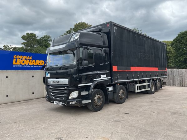 2019 (19) DAF CF410 8x2 Curtainsider - Main image