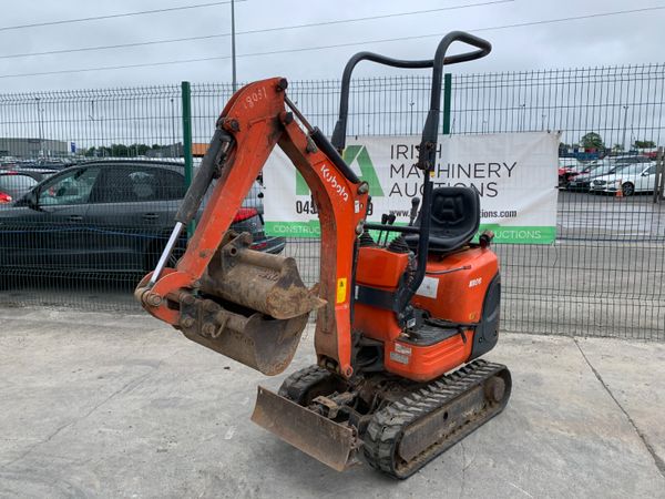 UNRESERVED 2018 KUBOTA K008 MINI EXCAVATOR - Main image