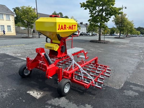 New Jarmet 3Metre Grass Harrow with Air Seeder - Main image