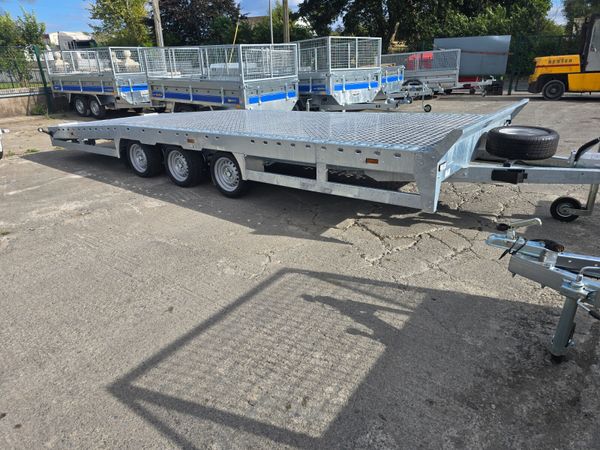 20x7  New heavy duty Low Loader trailer - Main image