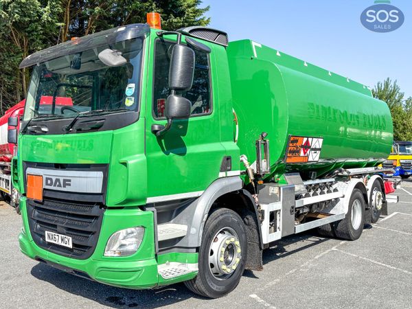 2017 DAF CF 370 FAN Rigid Tanker - Main image