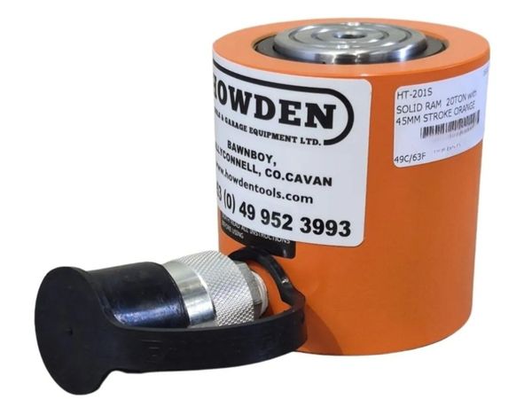 Solid Hydraulic Ram with 45 mm Stroke 20-tonne - Main image
