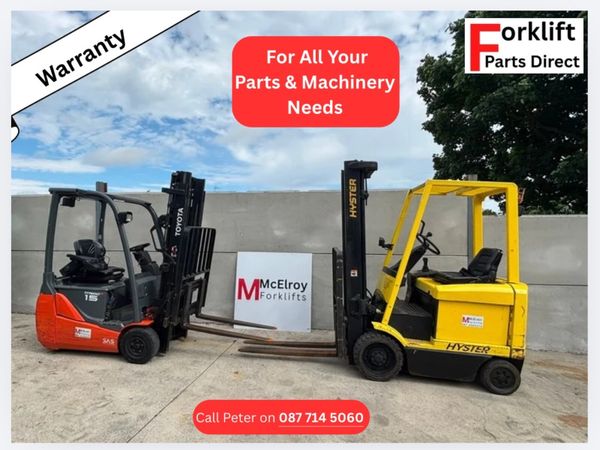 Electric forklifts toyota & Hyster - Main image