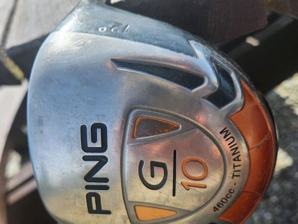 Ping G10 12 degree driver. Reg flex graphite - Main image