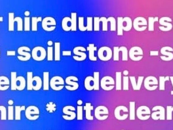 site clearance stone soil delivery Belfast - Main image