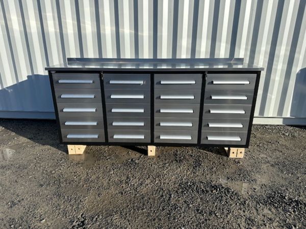 New 7ft 20 Drawer Work Bench **Online Auction** - Main image