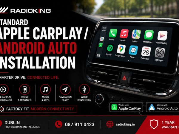 Standard Apple CarPlay & Android Auto Installation - Main image