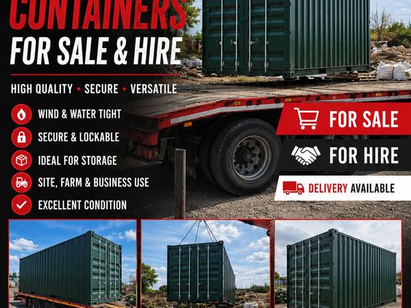 20ft Shipping Containers FOR HIRE/SALE! - Main image
