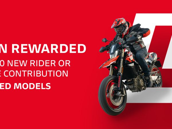 DUCATI NEW RIDER OFFERS - UP TO €1,000 - Main image
