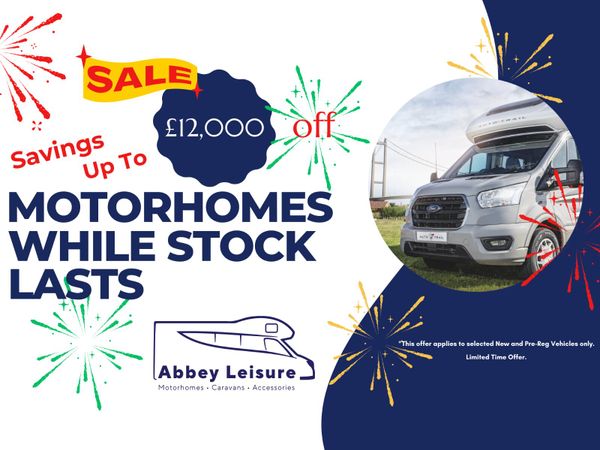 Motorhome Savings up to £12,088 prices from £64995 - Main image
