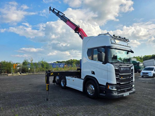 2021 Scania R650 V8 6x2 tag with Palfinger PK27001 - Main image