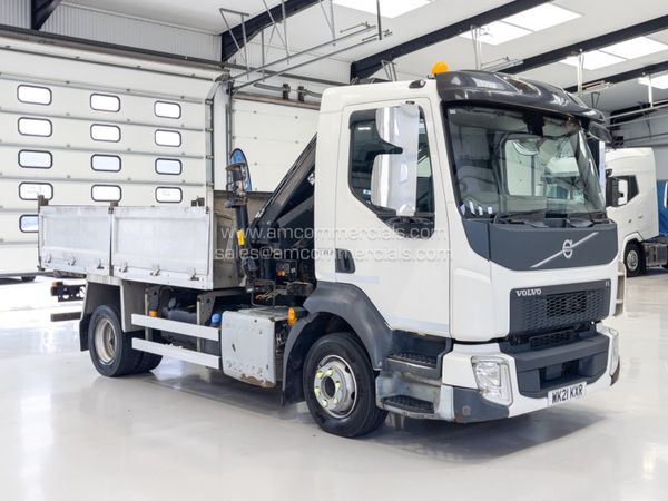 2021 VOLVO FL 210 CRANE MOUNTED DROPSIDE - Main image