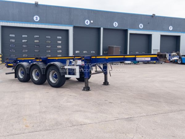 2020 DENNISON SLIDING SKELETAL TRAILER - Main image