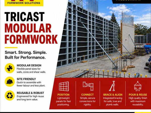 TRICAST WALL  FORMWORK from TFF Formwork Solutions - Main image