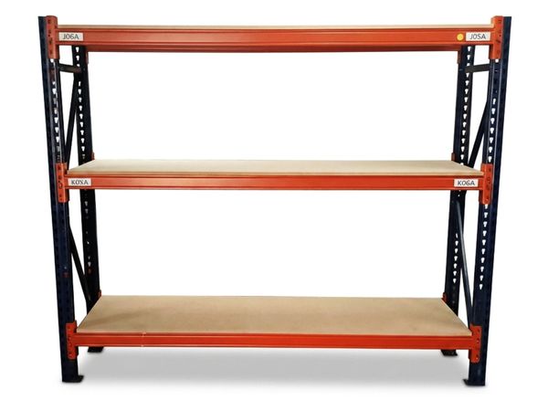 MECALUX 2.4m Used Shelving (900mm Deep) ref:LS043 - Main image