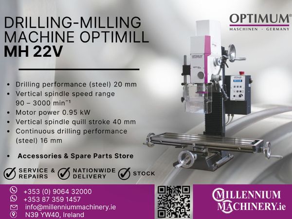 Optimum Drilling-milling machine OPTImill MH 22V - Main image