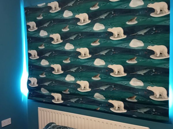 Roman blind for childrens bedroom - Main image