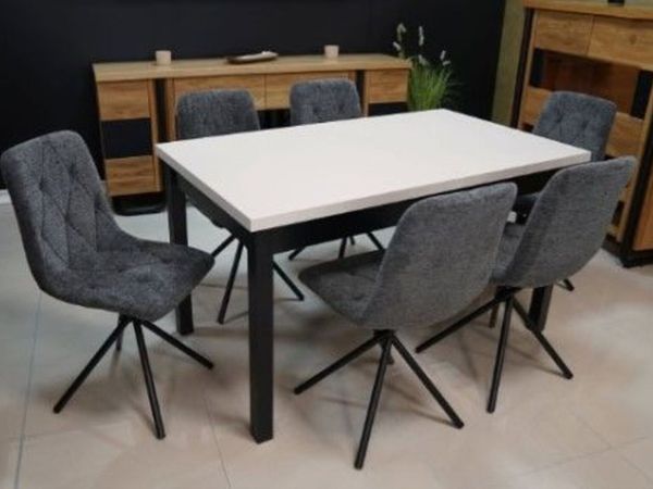 Sorven Extendable Dining Table 120 x 70 cm to 160 - Main image