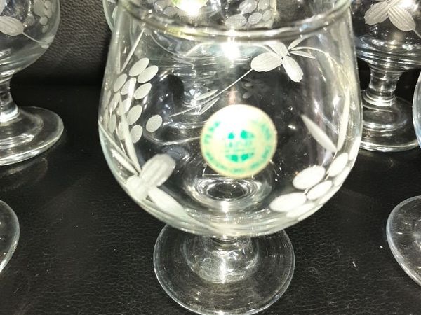 6 x Brandy glasses from Penrose Glass - Main image
