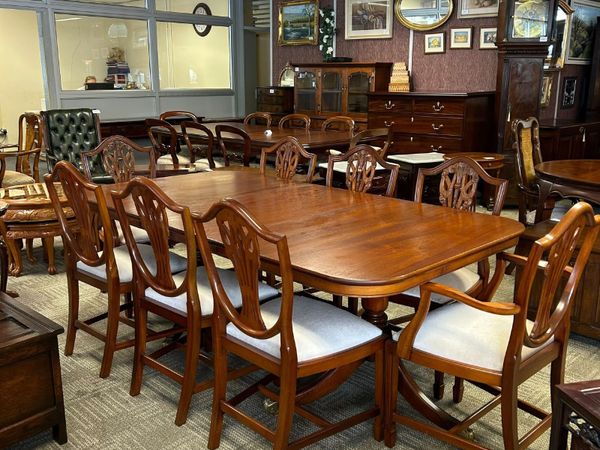 Fabulous large mahogany dining suite - Main image