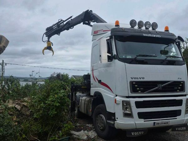 Crane and lowloader - Main image