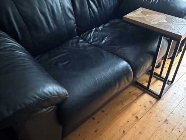 Two seater sofa and pull out desk storage unit - Main image