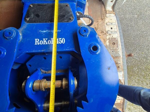 Rotating hydraulic grab also elephant thumb - Main image