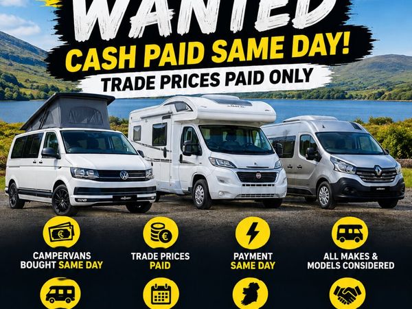 🚐🔥 WE BUY CAMPERVANS – CASH PAID SAME DAY! 🔥🚐 - Main image