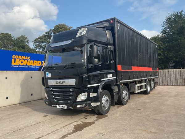 2019 (19) DAF CF410 8x2 Curtainsider - Main image