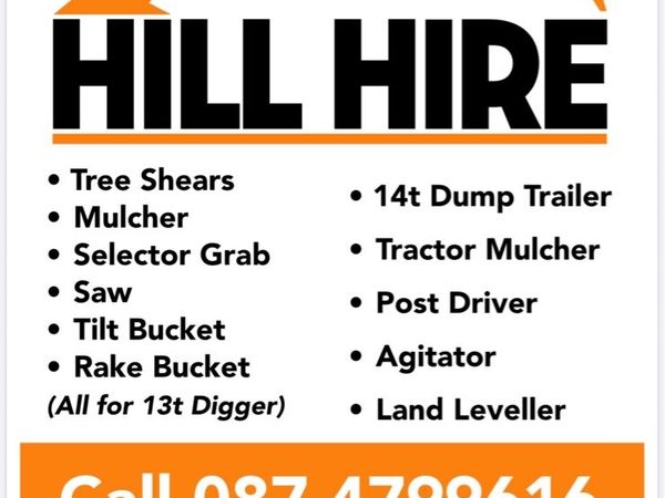 Tree shears & mulcher hire & more - Main image
