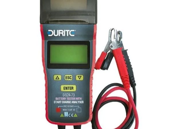 Durite Battery Tester & Printer 12/24V - Main image