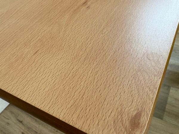 Square wooden children table and chairs - Main image