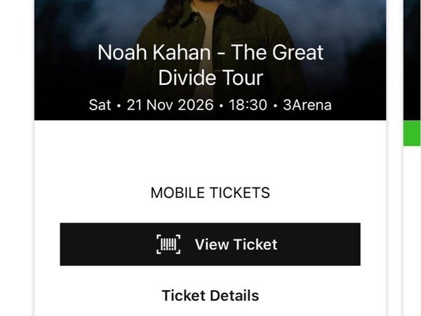 Noah Kahan Ticket - Main image