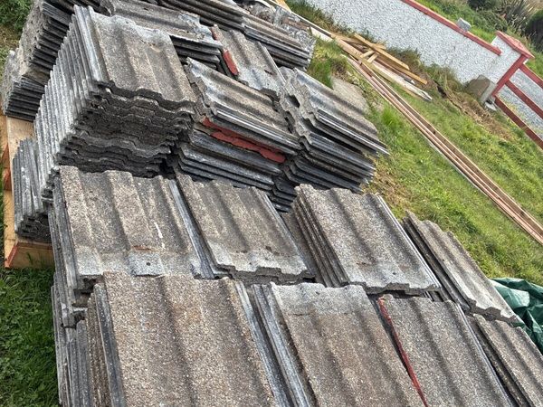 Old concrete roof tiles/slates - Free to take away - Main image