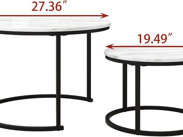 Round Coffee Table Side for Living Room Nesting for sale in Dublin for ...
