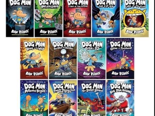 Children's Books - Dog Man - 1-13 - FREE POST - Main image