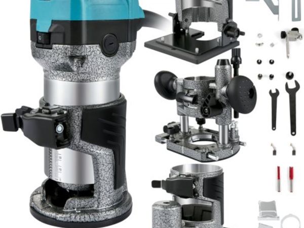 710W Wood Router, Router for Woodworking with 3 Ro - Main image