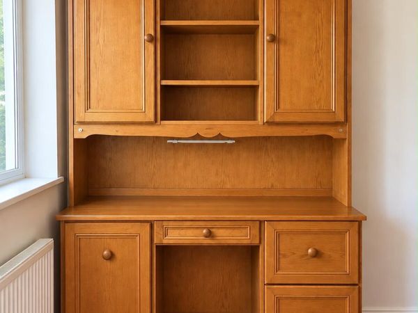 Solid Oak/Cherry Furniture Desk – Priced to Clear - Main image