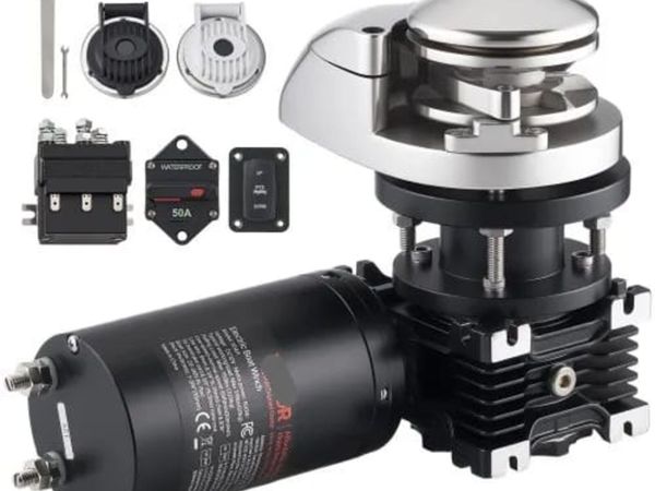 Vertical Fishing Windlass, 12V DC 600W, Windlass A - Main image