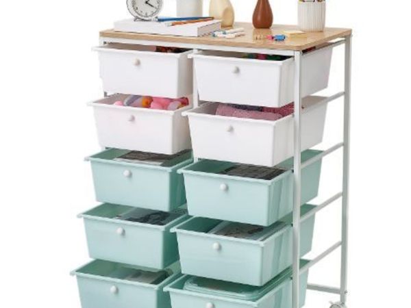 Rolling Cart with Drawers - Main image
