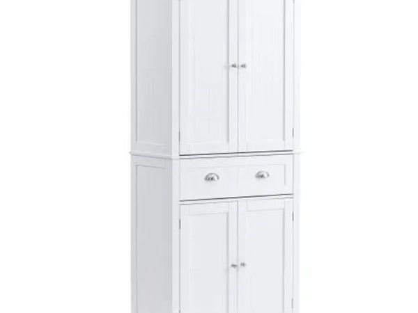 72" Kitchen Pantry Storage Cabinet, Freestanding U - Main image