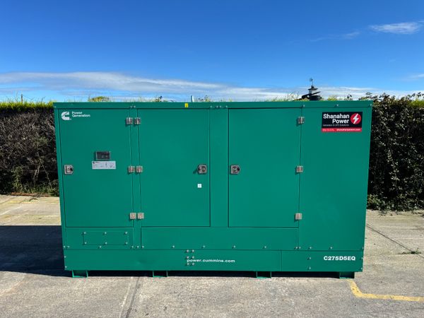 New Cummins 275kVA Diesel Generator - Main image