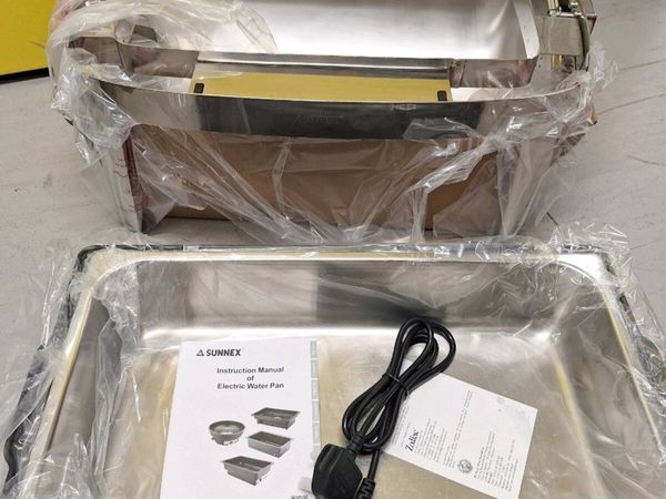 NEW Sunnex Electric Roll Top Chafing Dish / Buffet - Main image