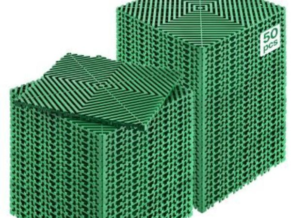 Interlocking Drainage Mat, 50 Pcs - Main image