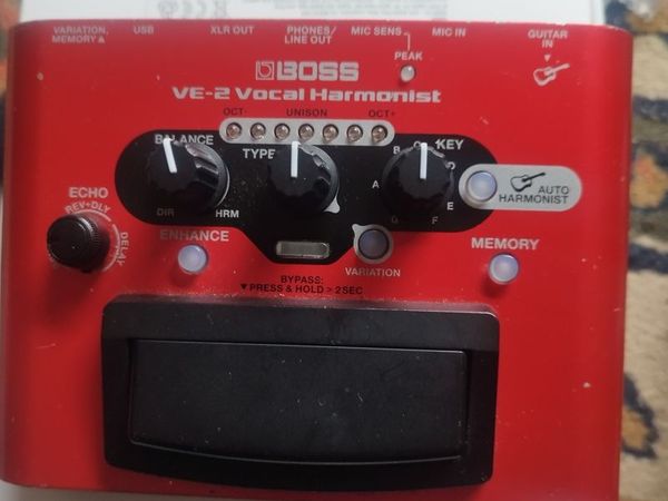 Boss VE 2 vocal harmoniser e120. Behringer fx600 multi FX e25  Shadow stompinBass with case e60  150 for the three - Main image