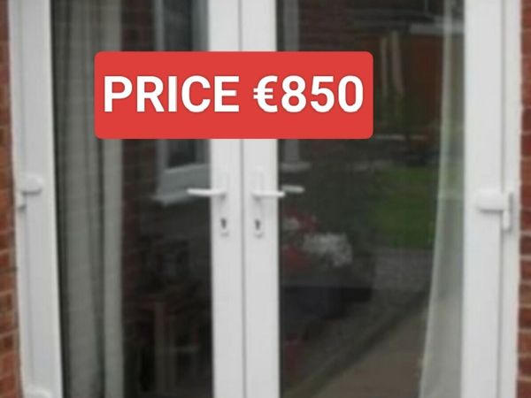 ✅ 5 WHITE FRENCH PATIO DOORS AVAILABLE ✅ - Main image