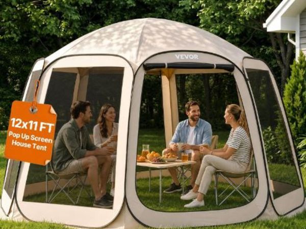 Screen House Tent, 3660 x 3380 x 2300 mm - Main image
